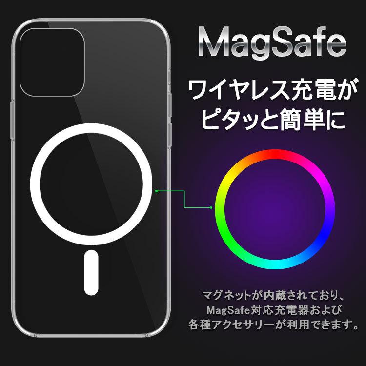 ZENIX DESIGN TECH iPhone15 ケース Magsafe クリア iPhone 14