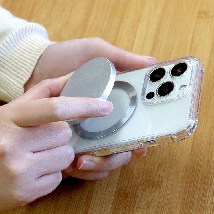 磁気リング　2個 ZENIX DESIGN TECH MagSafe 対応 メタルリング 2枚組 磁気増強 薄型