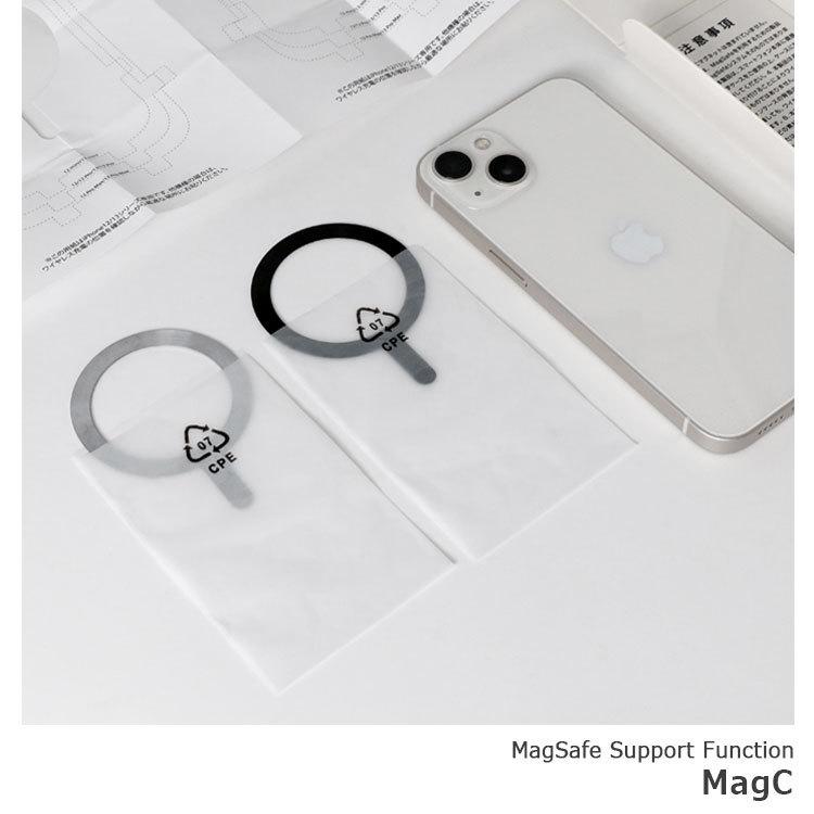ZENIX DESIGN TECH MagSafe 対応 メタルリング 2枚組 磁気増強 薄型