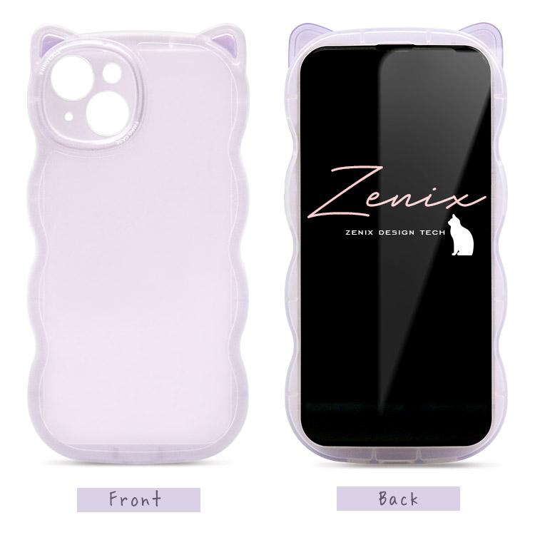 【✨極美品＆希少✨】　アンテプリマ　猫耳型　ブラック　ケース ZENIX DESIGN TECH iPhone16 ケース クリア リング付き 猫耳