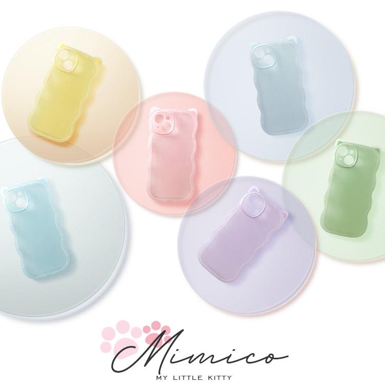 ZENIX DESIGN TECH iPhone16 ケース クリア リング付き 猫耳