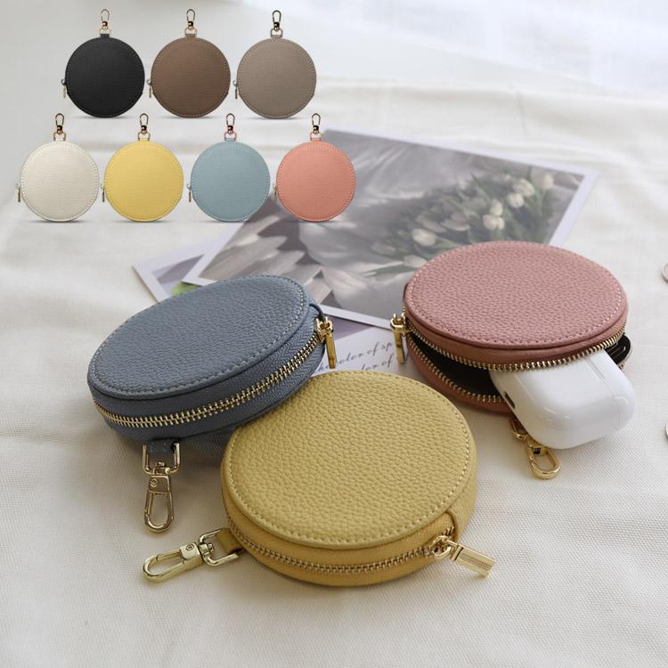 カラビナ付き コインケース マルチ 収納 コインウォレット 小物入れ