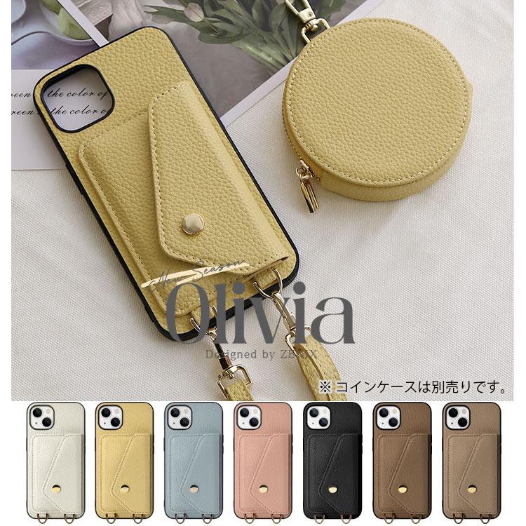 ZENIX DESIGN TECH iPhone15 pro ケース ショルダー ストラップ カード