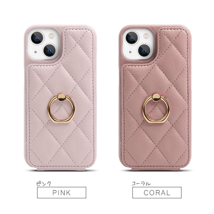 ZENIX DESIGN TECH iphone15 ケース ショルダー ストラップ付き リング