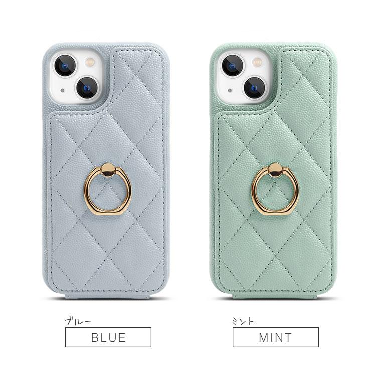 ZENIX DESIGN TECH iphone15 ケース ショルダー ストラップ付き リング