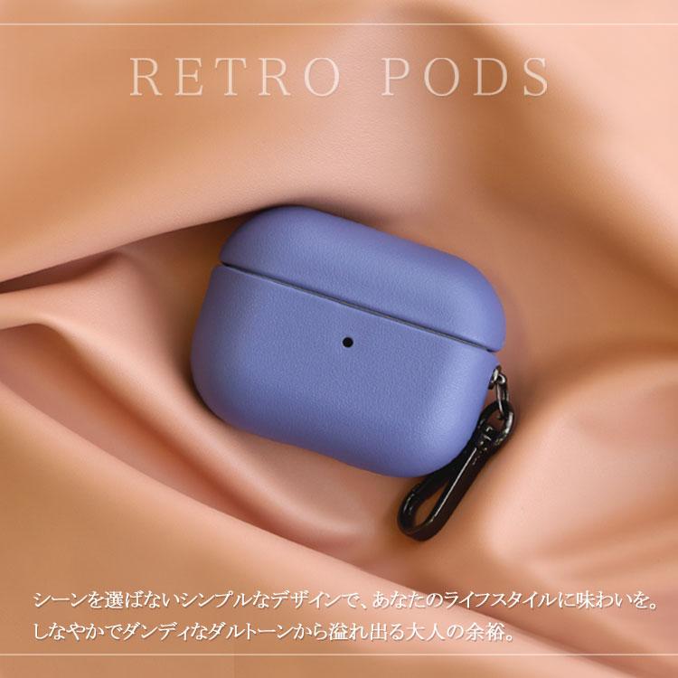 ワンコイン airpods pro 第2世代 ケース カラビナ付き airpodspro PU