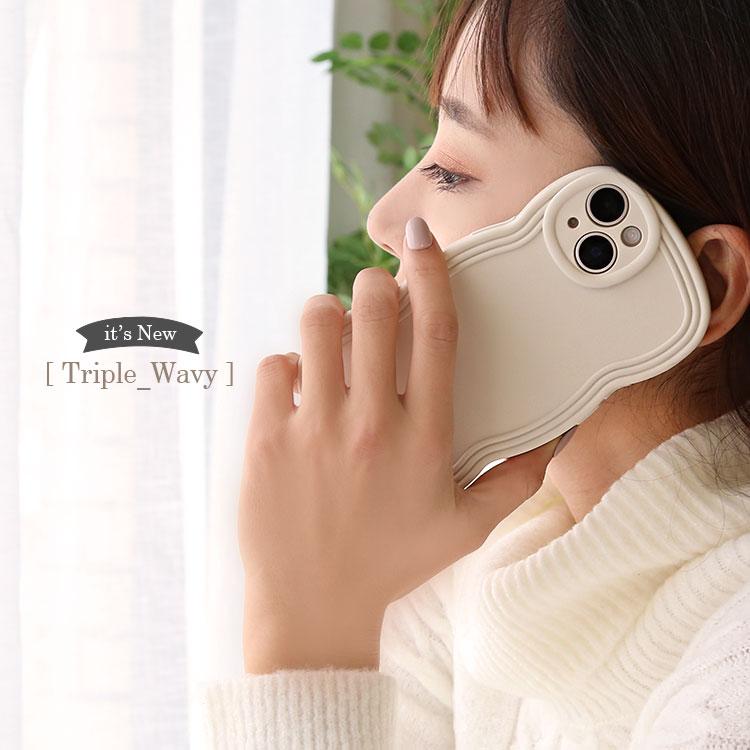 ZENIX DESIGN TECH iPhone15 ケース iPhone14 うねうね iPhone13 薄