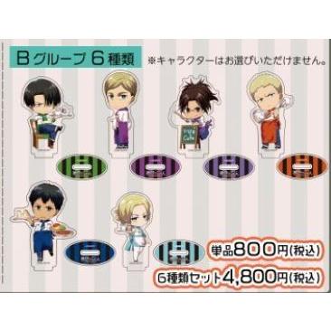 ミニキャラグッズアクリルスタンド6種コンプ : キャラウムカフェYahoo