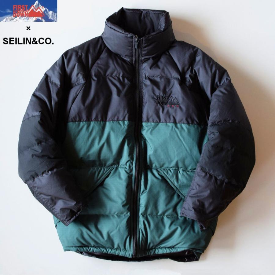 First Down ファーストダウン Seilin別注 リバーシブル ダウンジャケット 90年代 オールドシルエット 聖林公司別注 アウトドアー 700フィルパワー Fdrevdj Charch 通販 Yahoo ショッピング