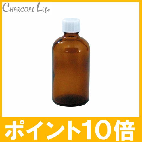 ポイント1０倍　ガラスボトル　110ml　生活の木｜charcoal-life