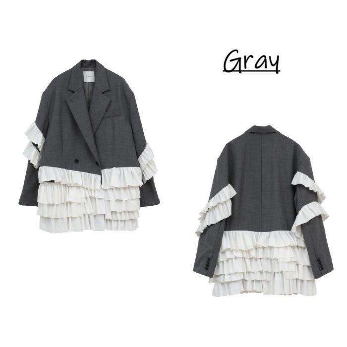 CLANE（クラネ） 即日発送 正規商品 アウター フリル テーラード