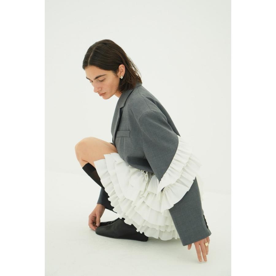 CLANE バックフリルテーラードジャケット CLANE（クラネ）の「バックフリルテーラードジャケット（）」 - WEAR