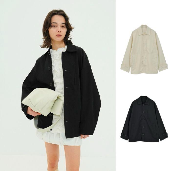 ナイロンジャケット WOOL NYLON SINGLE JAKET CLANE クラネ “WOOL NYLON SINGLE JACKET” ウールナイロンシング