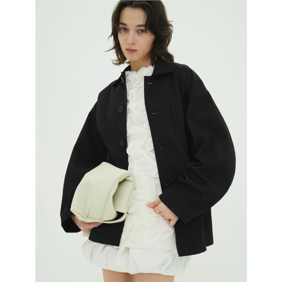 CLANE WOOL NYLON SINGLE JACKETブラック2サイズ新品 CLANE（クラネ） 即日発送 正規商品 アウター ウール ナイロン