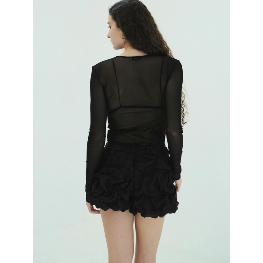 CLANE（クラネ） 即日発送 正規商品 シアー チュール トップス SHEER