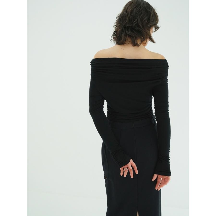 CLANE（クラネ） 即日発送 正規商品 ドレープ オフショルダー トップス