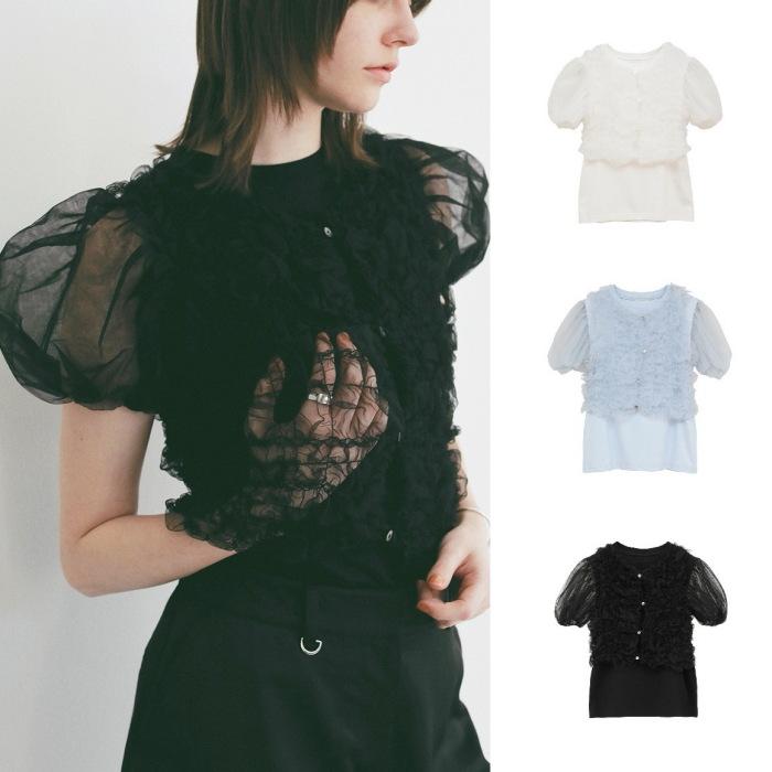 CLANE（クラネ） 即日発送 正規商品 トップス チュール ベスト
