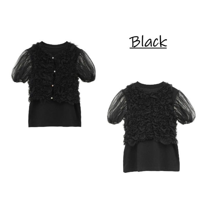 美品　正規品　タグ付き【CLANE/クラネ】チュールベストレイヤードトップス CLANE（クラネ） 即日発送 正規商品 トップス チュール ベスト