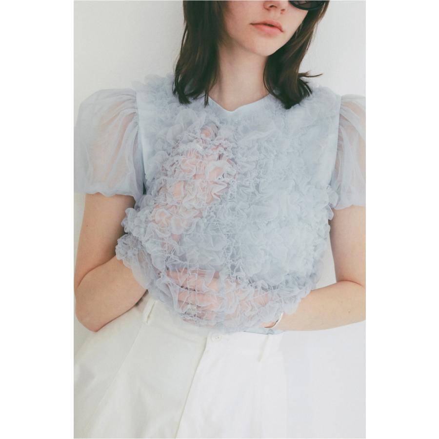 CLANE（クラネ） 即日発送 正規商品 トップス チュール ベスト