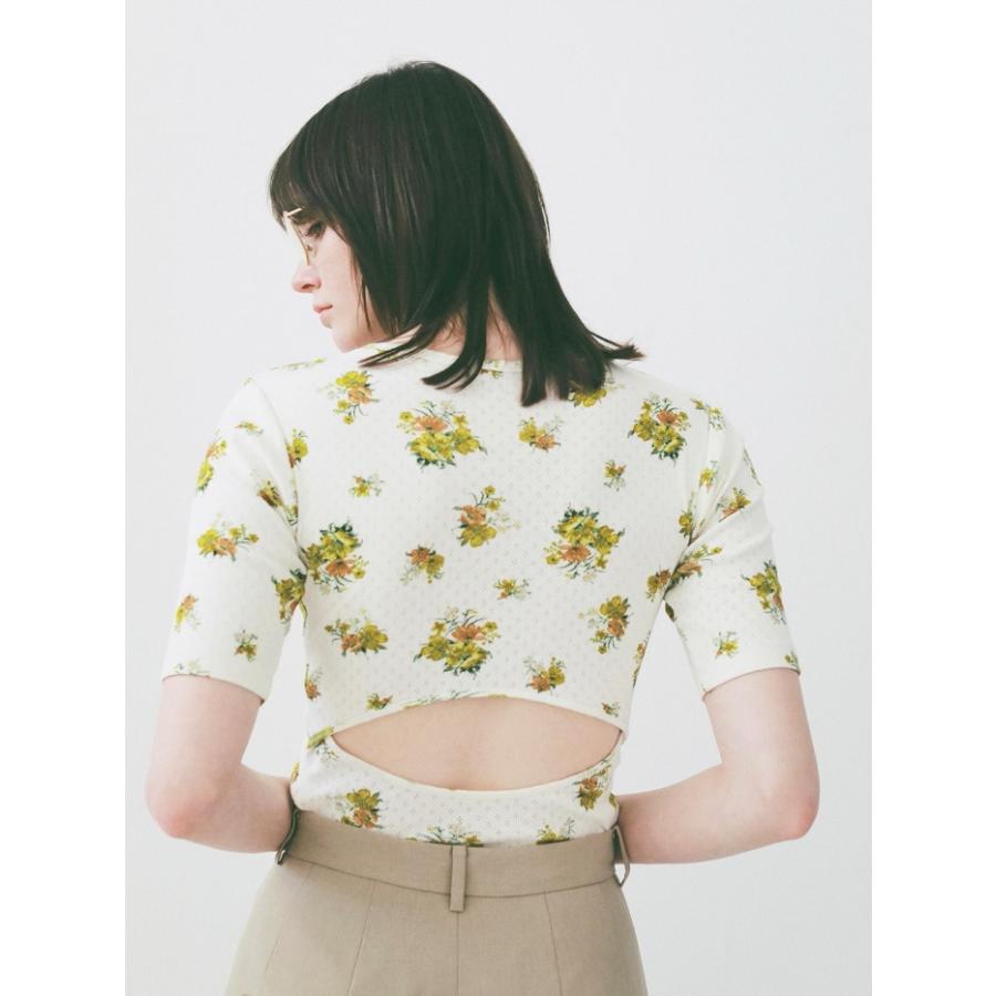 CLANE（クラネ） 即日発送 正規商品 バック オープン フラワー