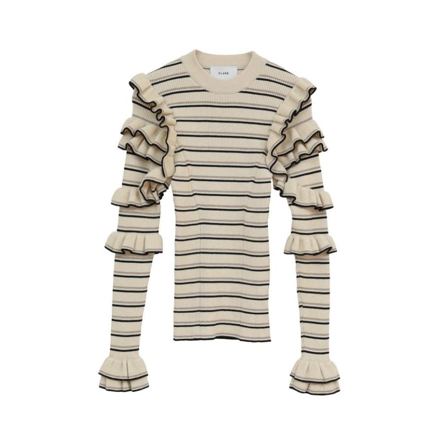 最終値下げ！【新品】CLANE(クラネ)袖フリルスリーブトップス カーキTシャツ CLANE - 最終値下げ！【新品】CLANE(クラネ)袖フリルスリーブトップス
