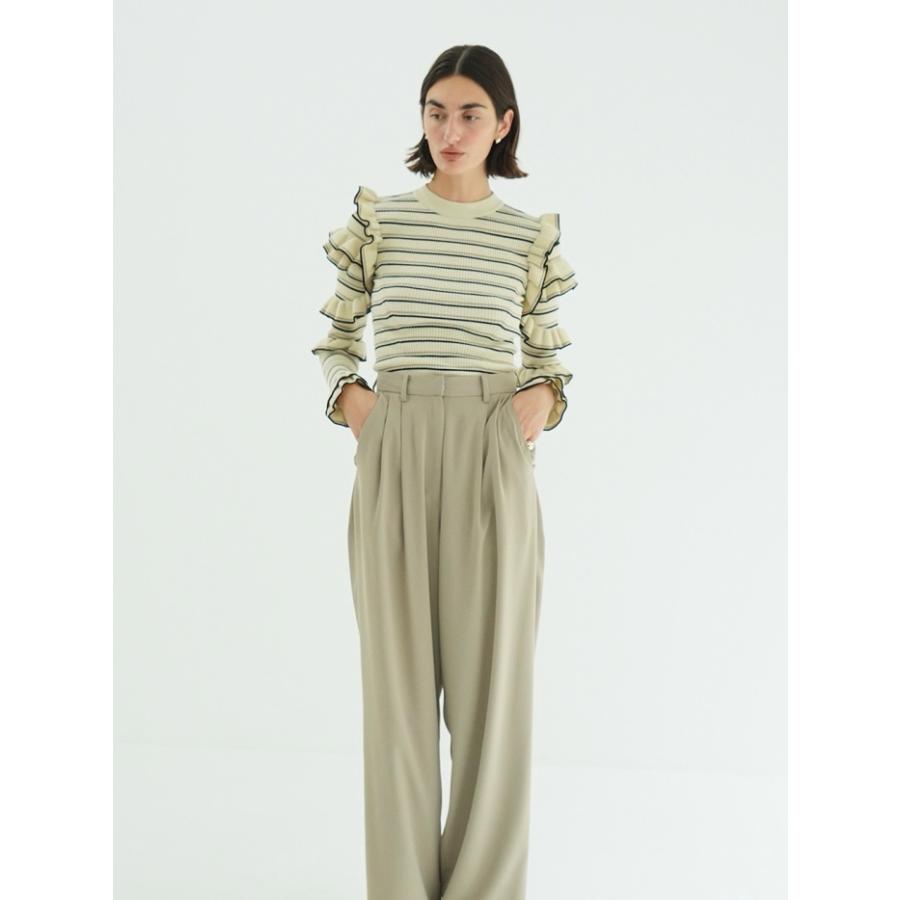 CLANE（クラネ） 即日発送 正規商品 フリル スリーブ ニット トップス
