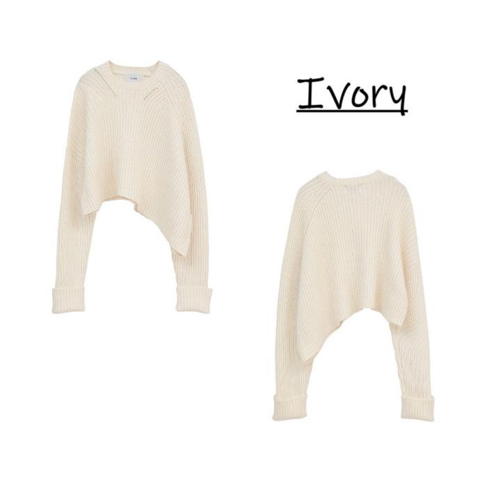 CLANE（クラネ） 即日発送 正規商品 アシンメトリー ワイド ショート