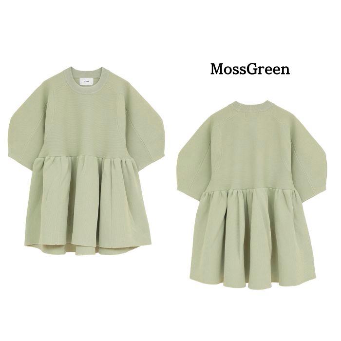 新品未使用タグ付きCLANE PEPLUM HAND KNIT TOPS グレー クラネ CLANE PEPLUM HAND KNIT TOPS （GRAY） -靴＆ファッション通販