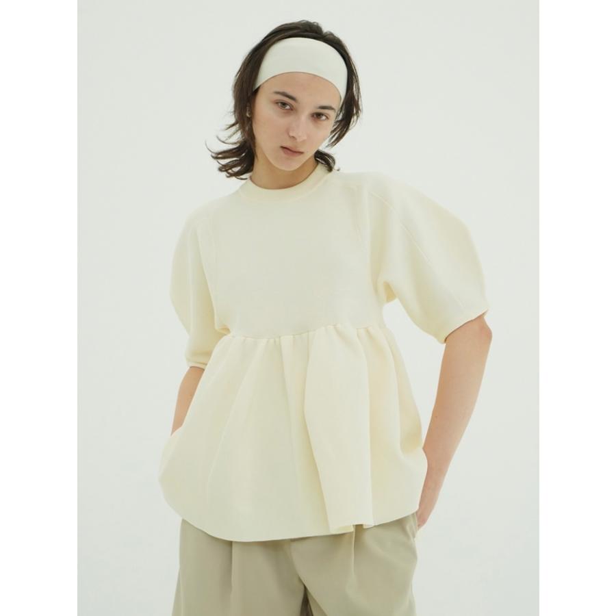 CLANE（クラネ） 即日発送 正規商品 ペプラムハーフスリーブニット