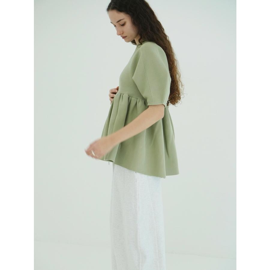 CLANE（クラネ） 即日発送 正規商品 ペプラムハーフスリーブニット