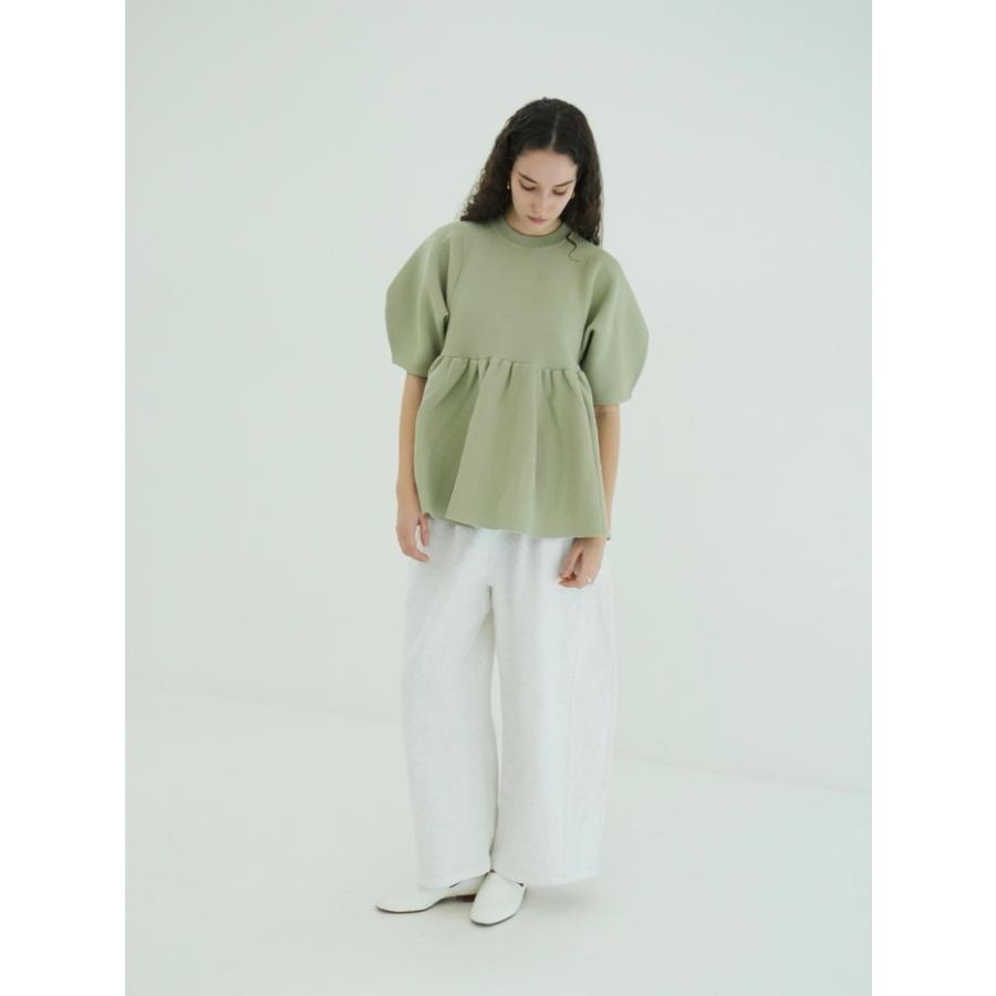 CLANE（クラネ） 即日発送 正規商品 ペプラムハーフスリーブニット