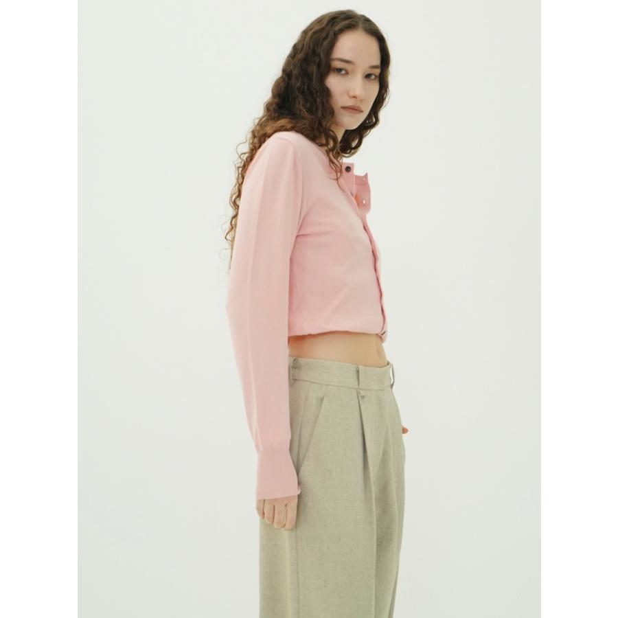 う*り様 クラネ W LAYERED KNIT CARDIGAN ピンク 未使用 高価値】 正規品 CLANE 【公式通販】 ピンク CARDIGAN KNIT LAYERED W