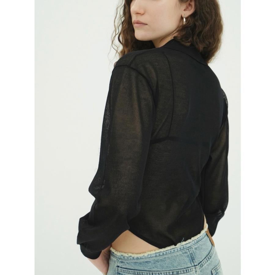 CLANE（クラネ） 正規商品 スキッパーニットボディスーツ SKIPPER KNIT