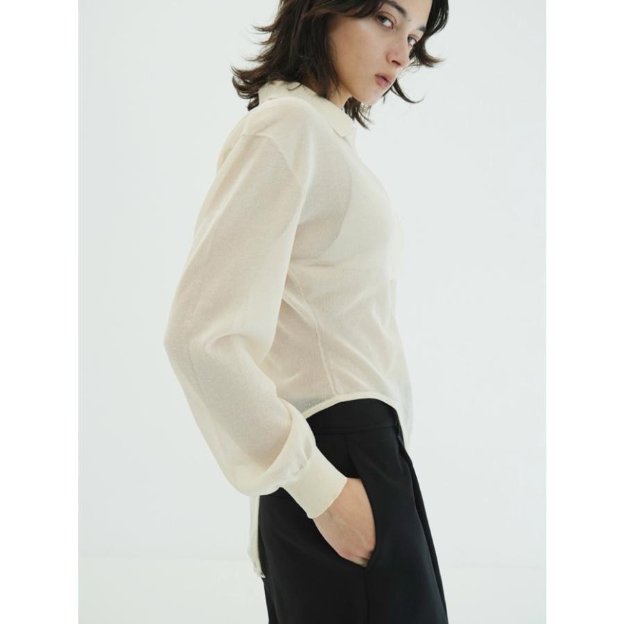 【CLANE(クラネ)】SKIPPER KNIT BODYSUITS_IVORY SKIPPER KNIT BODYSUITS（ニット/セーター）｜CLANE（クラネ）の