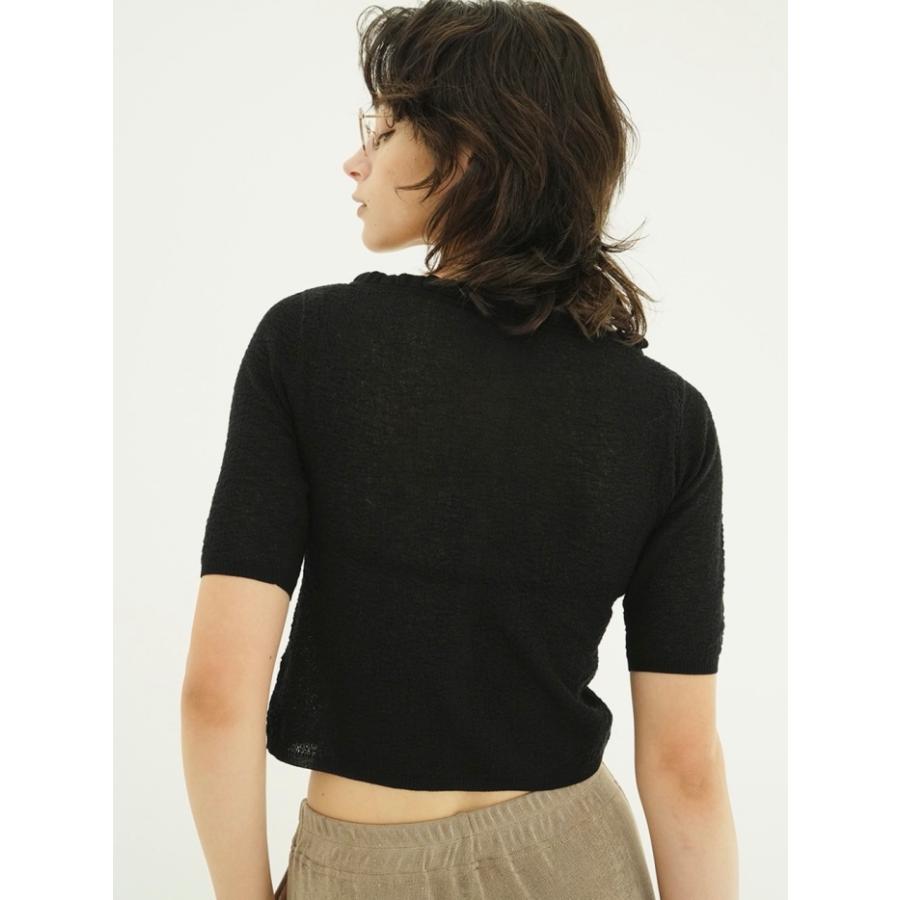 CLANE（クラネ） 即日発送 正規商品 トップス Wフェイスフリル ニット