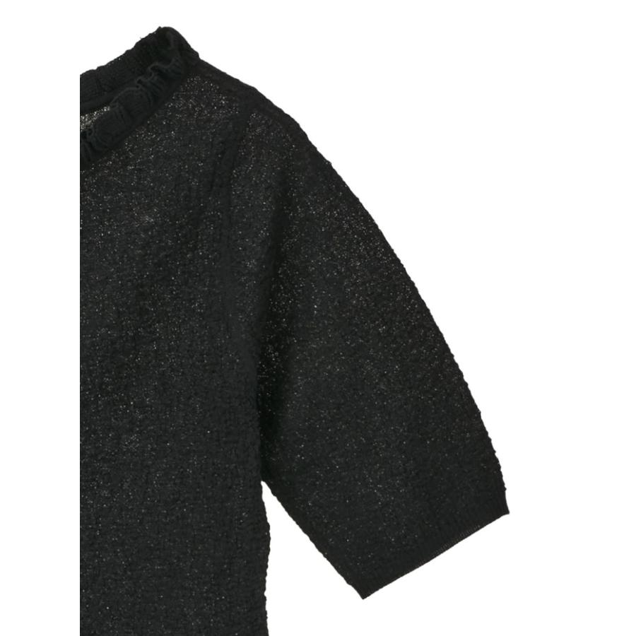 CLANE（クラネ） 即日発送 正規商品 トップス Wフェイスフリル ニット