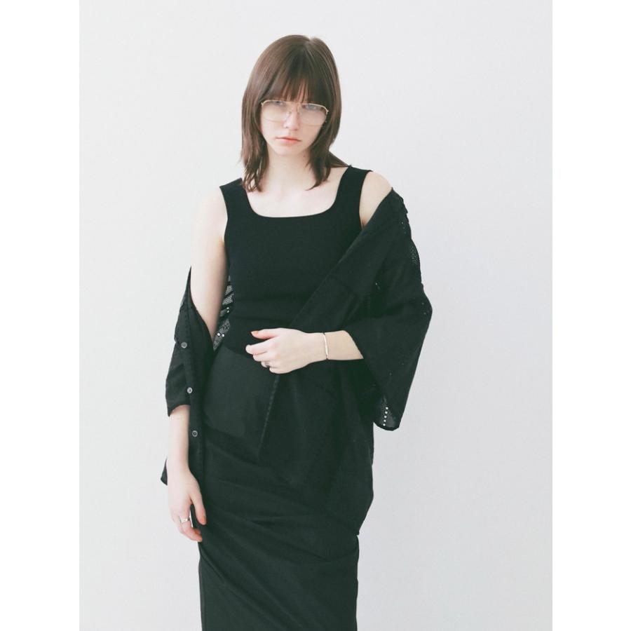 CLANE（クラネ） 即日発送 正規商品 スクエア タンク ニット トップス