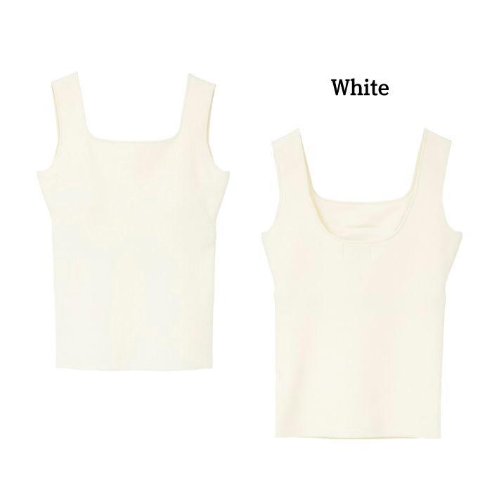 CLANE（クラネ） 即日発送 正規商品 スクエア タンク ニット トップス