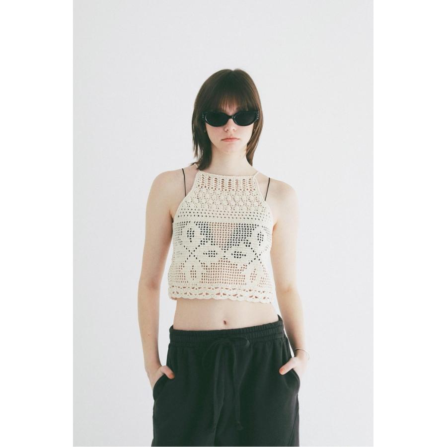 【新作未使用】CLANE ニットキャミ CLANE（クラネ） 正規商品 クロシェ キャミ ニット CROCHET CAMI KNIT
