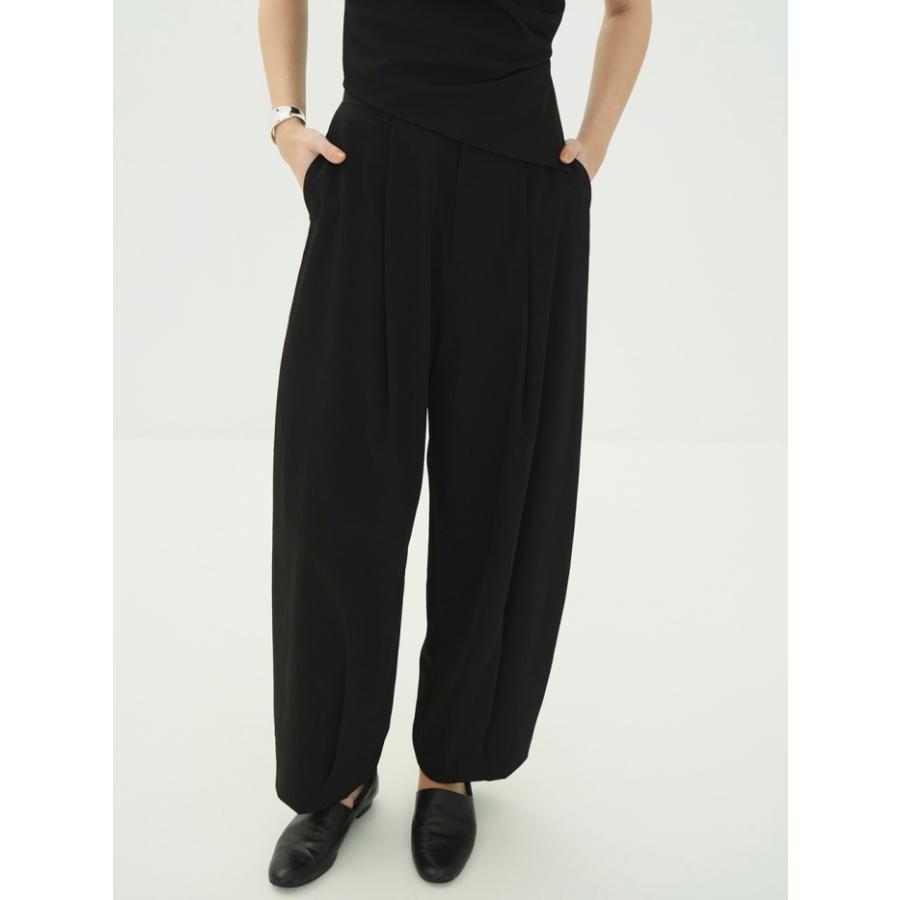 パンツ WOOL NYLON TUCK PANTS CLANE（クラネ） 即日発送 正規商品 ウール ナイロン タック パンツ