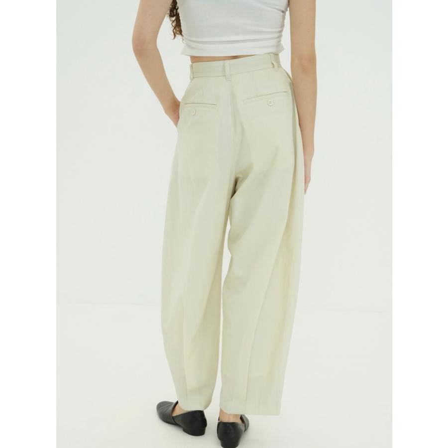 パンツ WOOL NYLON TUCK PANTS CLANE（クラネ） 即日発送 正規商品 ウール ナイロン タック パンツ