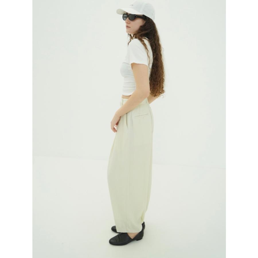 CLANE（クラネ） 即日発送 正規商品 ウール ナイロン タック パンツ