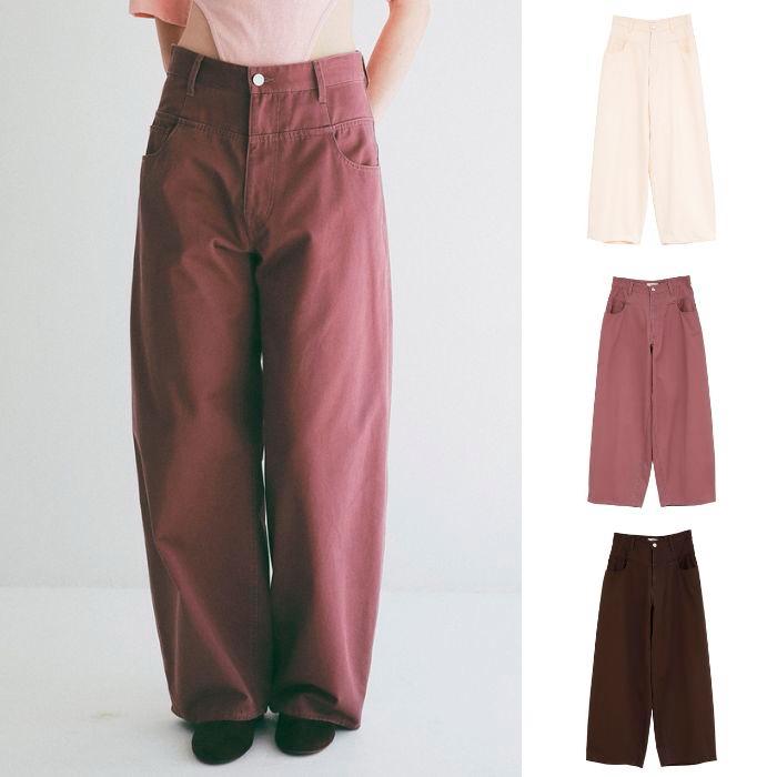 CLANE（クラネ） 正規商品 ローウエスト バレル パンツ LOW WAIST