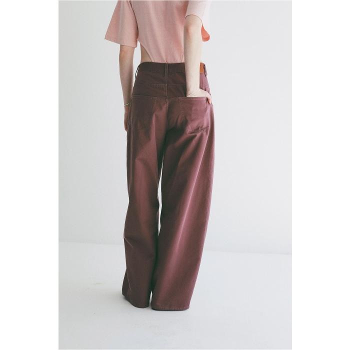 CLANE（クラネ） 正規商品 ローウエスト バレル パンツ LOW WAIST