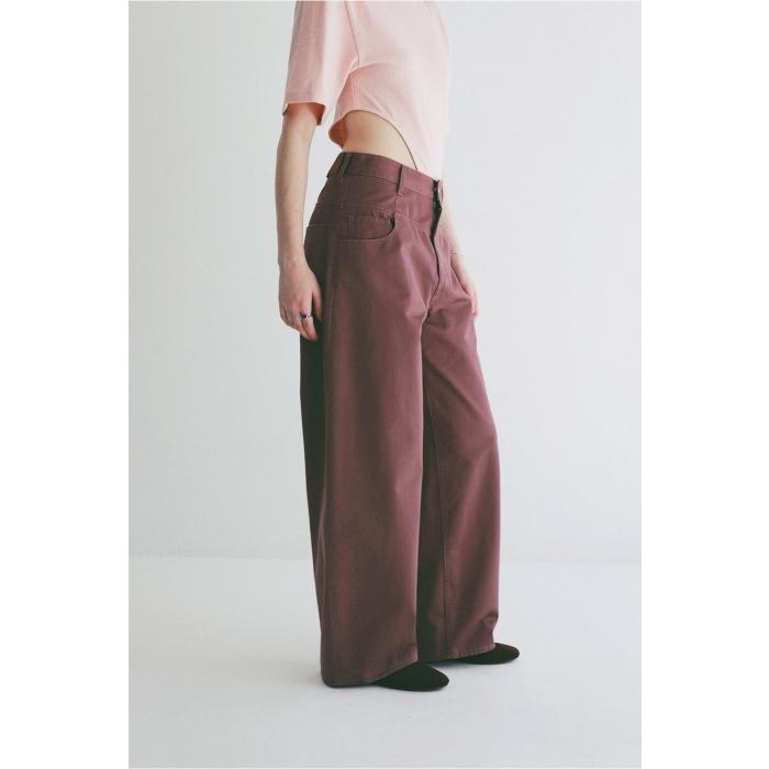 CLANE（クラネ） 正規商品 ローウエスト バレル パンツ LOW WAIST
