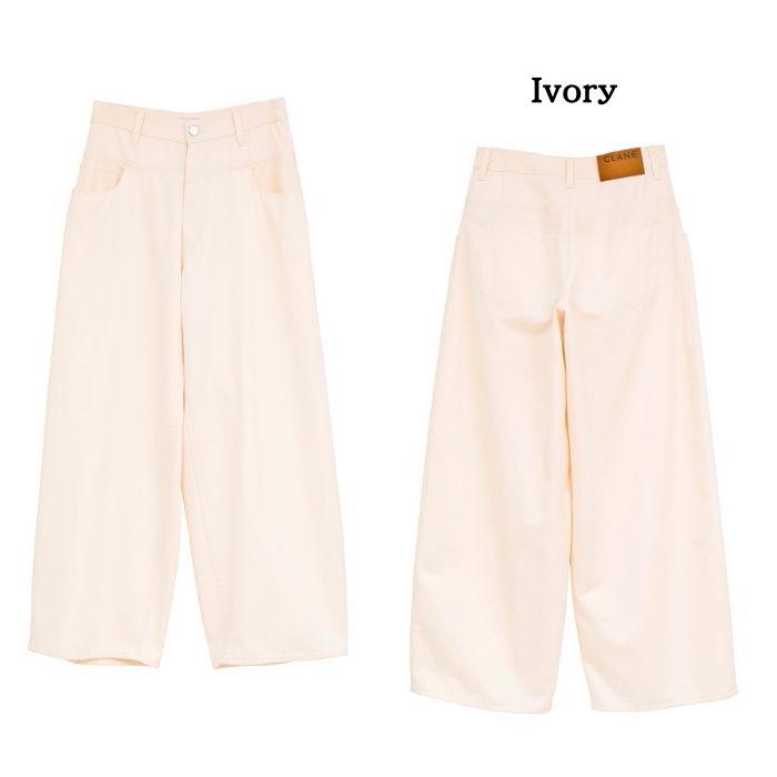 CLANE（クラネ） 正規商品 ローウエスト バレル パンツ LOW WAIST