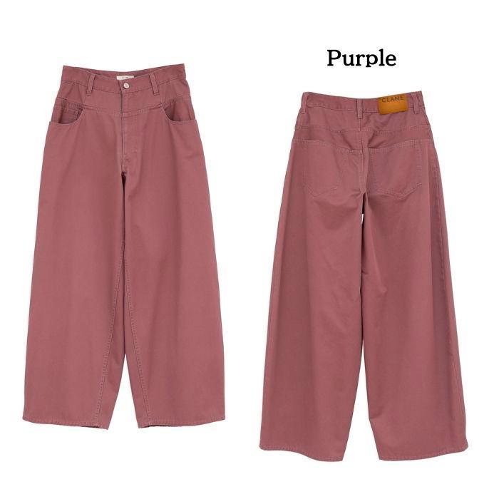 CLANE（クラネ） 正規商品 ローウエスト バレル パンツ LOW WAIST