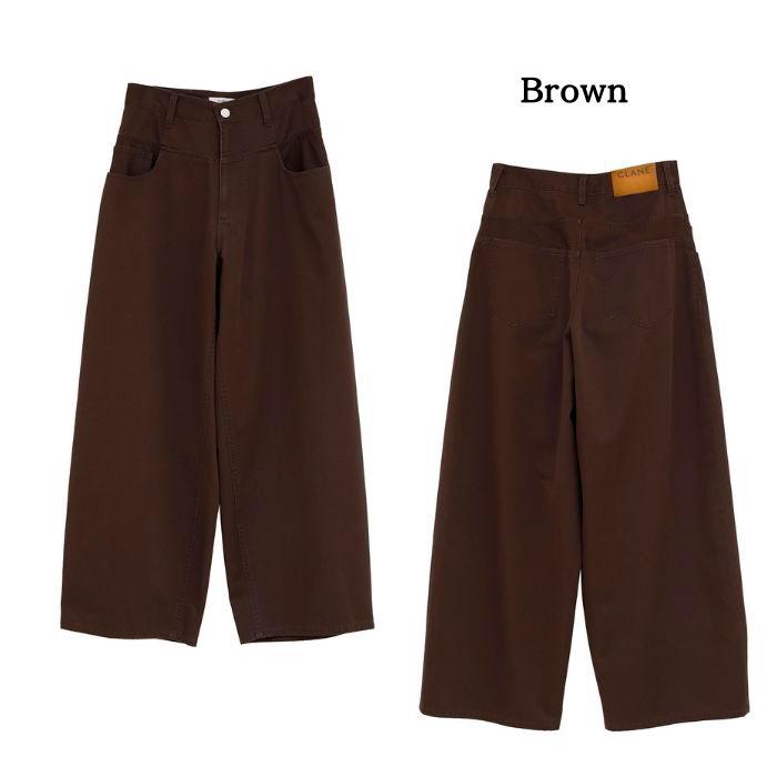 CLANE（クラネ） 正規商品 ローウエスト バレル パンツ LOW WAIST
