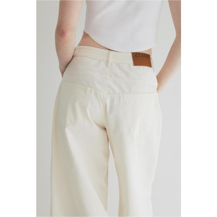 CLANE（クラネ） 正規商品 ローウエスト バレル パンツ LOW WAIST