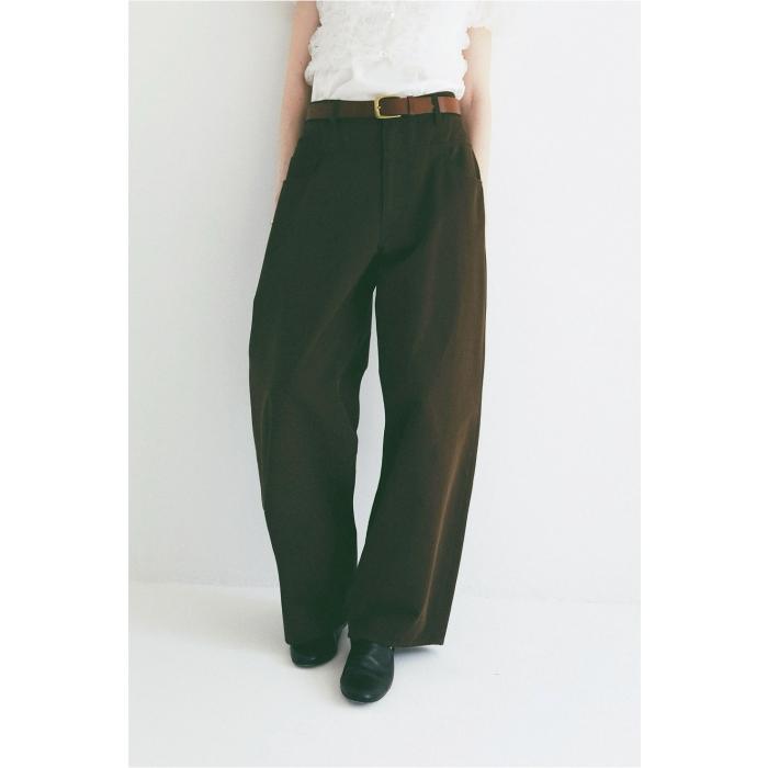 CLANE（クラネ） 正規商品 ローウエスト バレル パンツ LOW WAIST